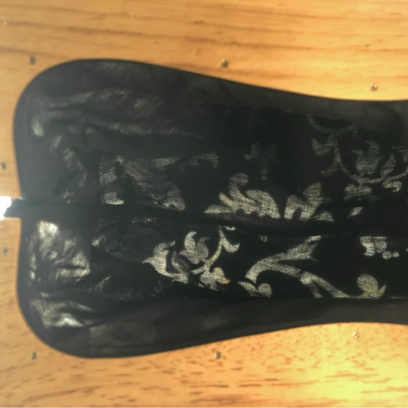 Floral Large Clutch Wooden Hand Bag Black White Summer Spring 100% Cotton Chic - Picture 10 of 16